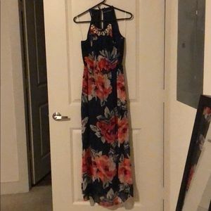 Floor Length Floral Dress